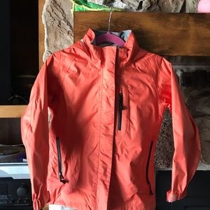 Girls 4/5 REI coral rain jacket